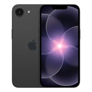 iPhone 17e color negro vista frontal y trasera