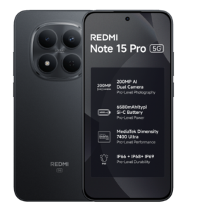 Redmi Note 15 Pro color negro